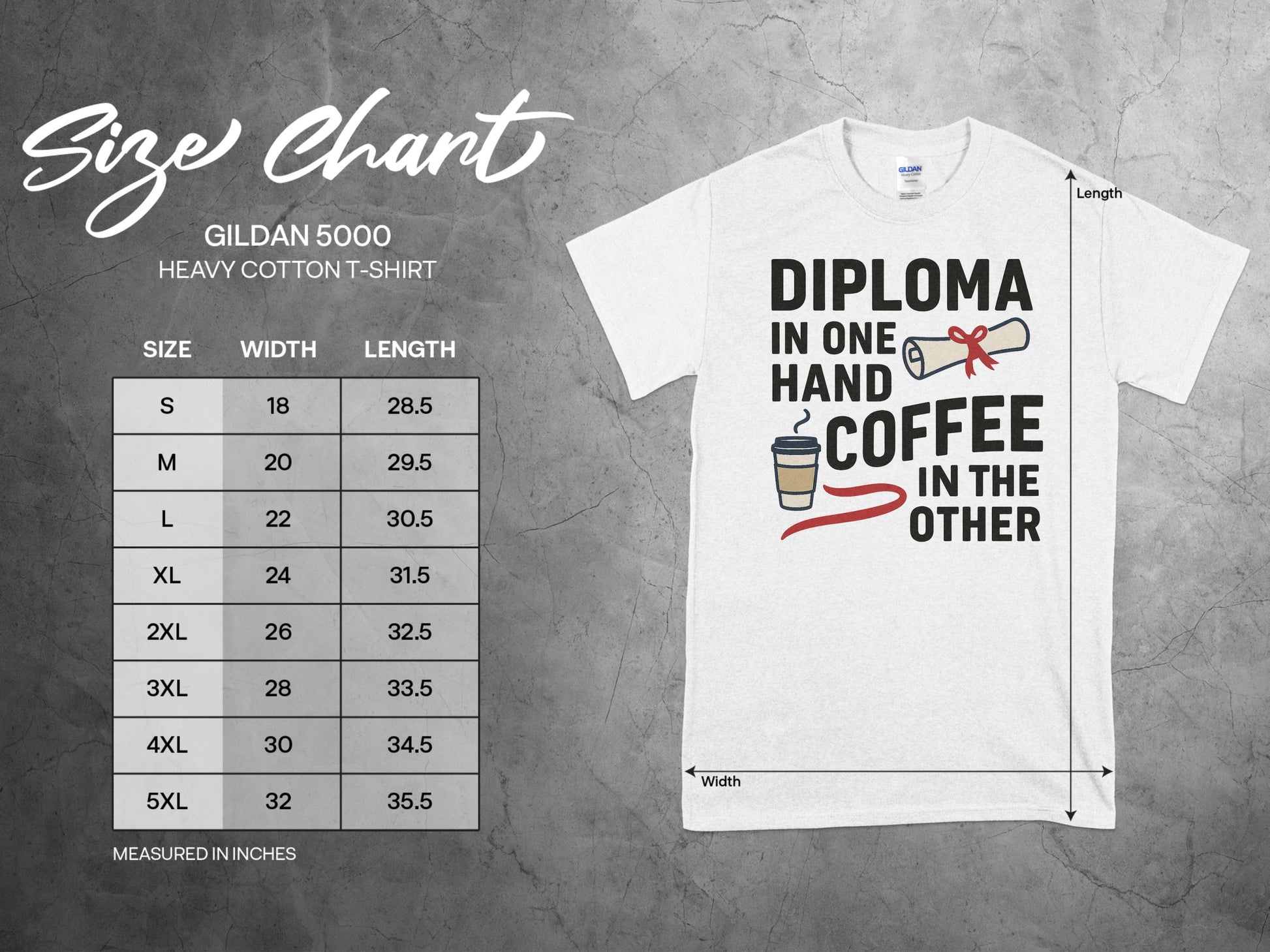 Diploma in One Hand Coffee in the Other T-Shirt product
