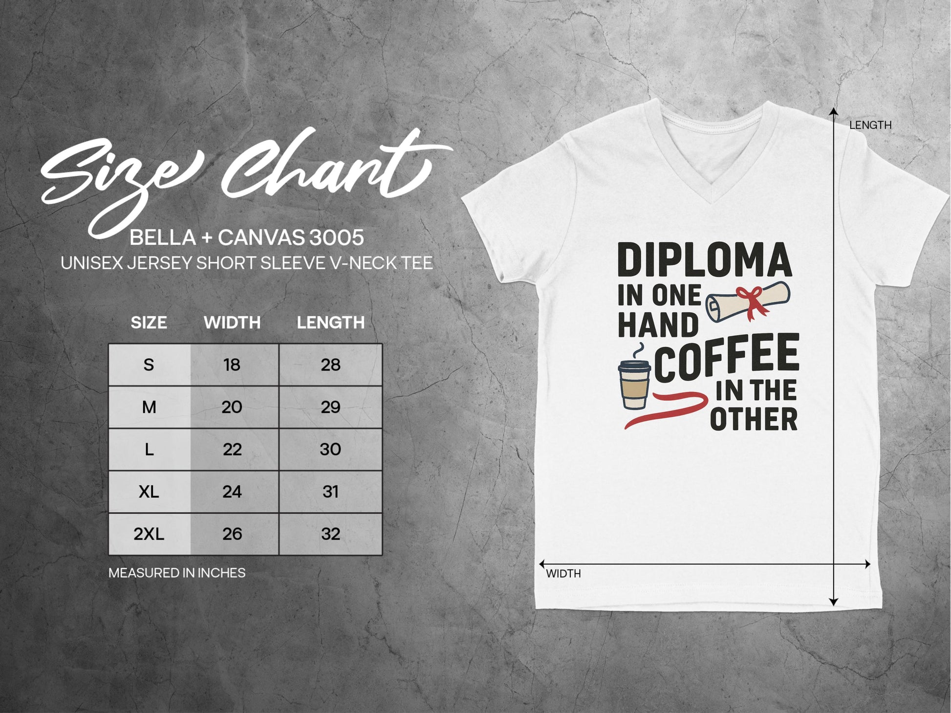 Diploma in One Hand Coffee in the Other Tee product
