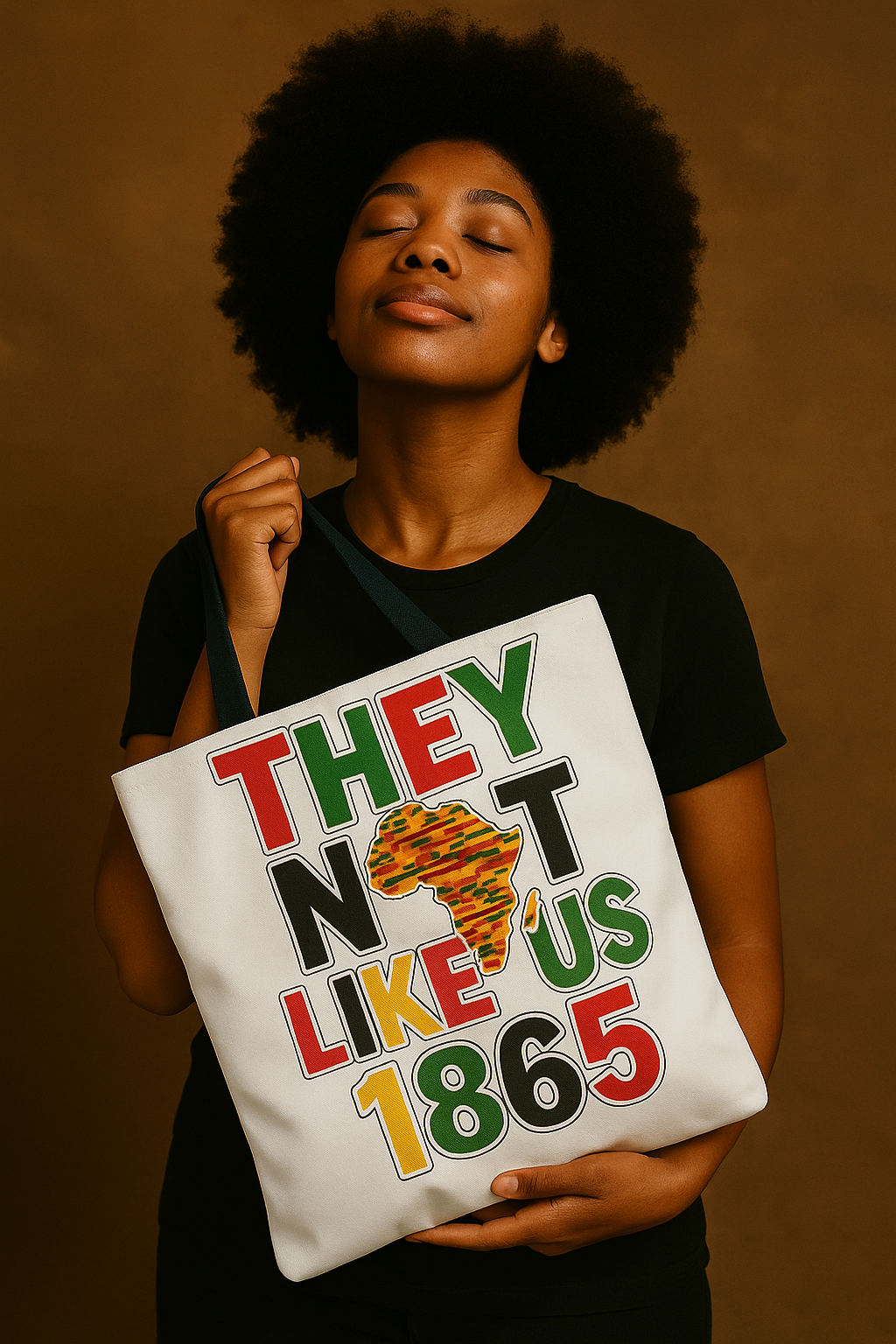 Bold Heritage Tote Collection – “Unapologetically Black,” “Still We Rise,” “They Not Like Us 1865,” Juneteenth Bags