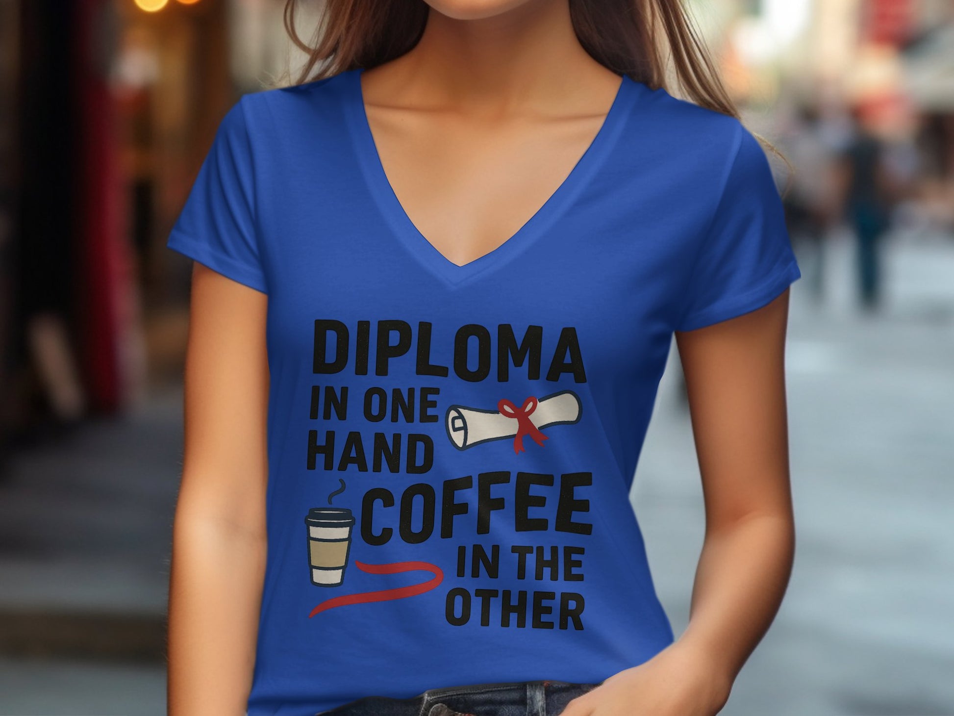 Diploma in One Hand Coffee in the Other Shirt product