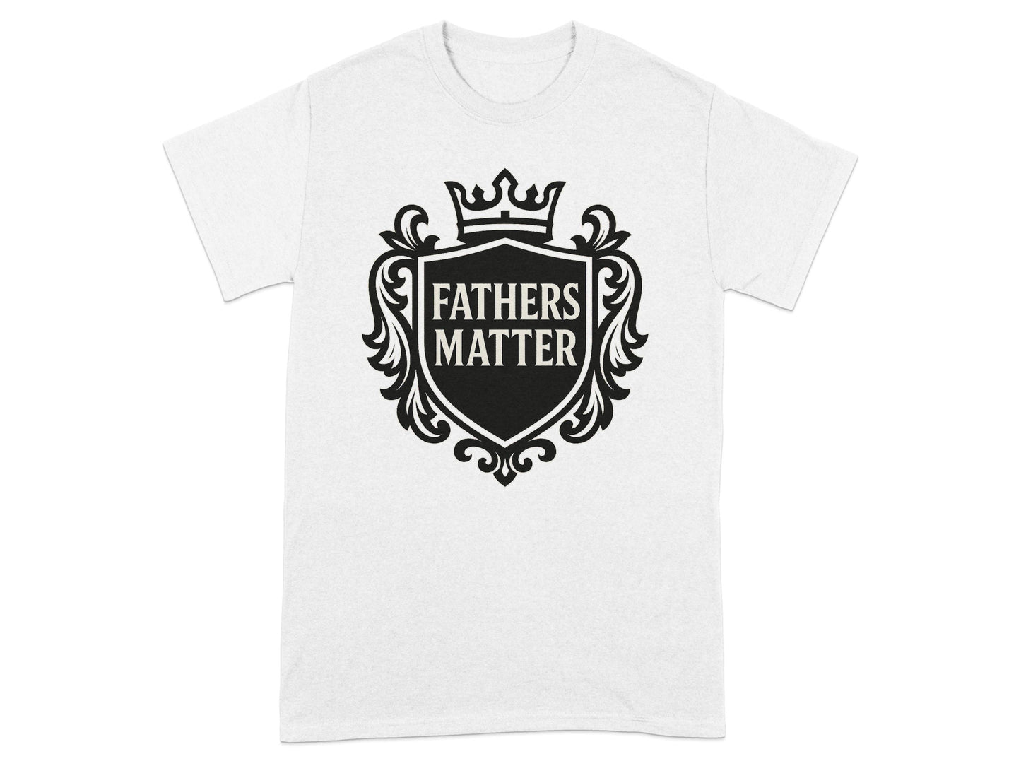 Fathers Matter Shield Crest Design T-Shirt product type