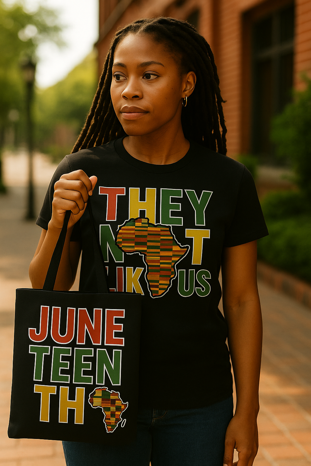 Bold Heritage Tote Collection – “Unapologetically Black,” “Still We Rise,” “They Not Like Us 1865,” Juneteenth Bags