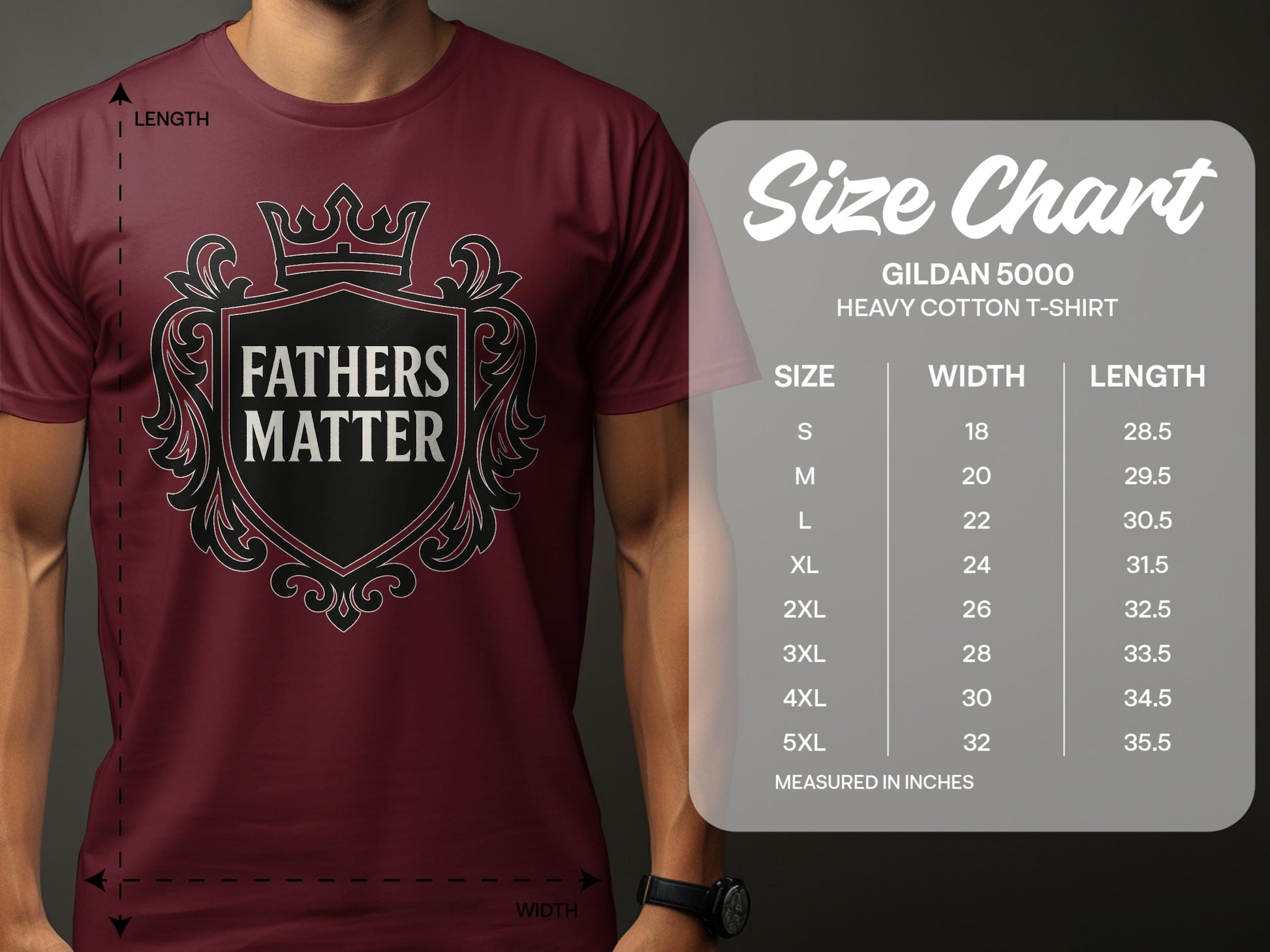 Fathers Matter Graphic Tee Shirt Comfortable product type
