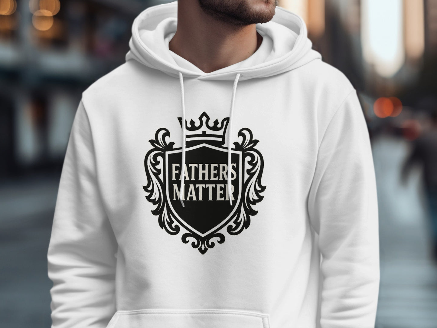 Fathers Matter Bold Crown and Crest Hoodie product